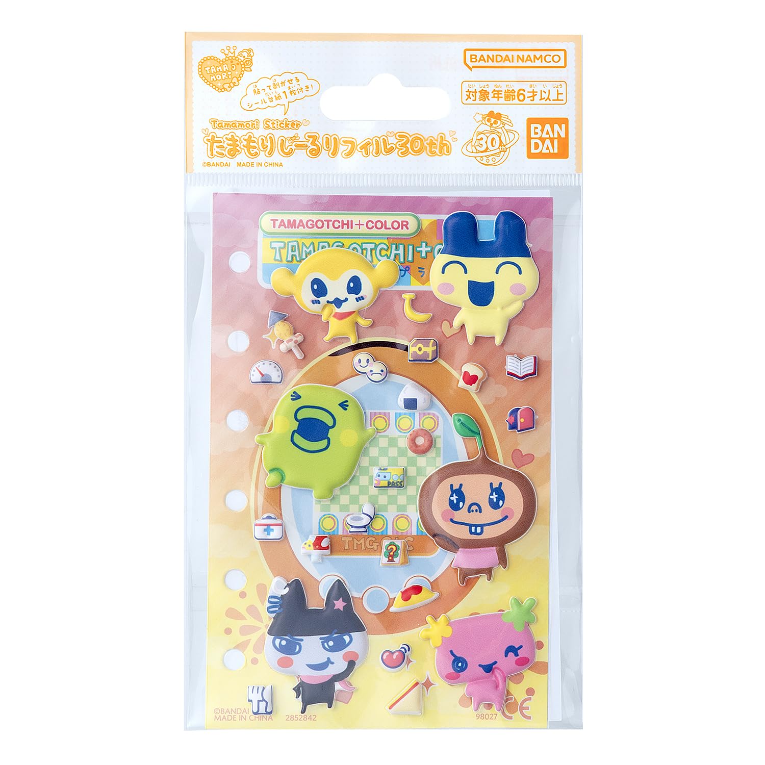 BANDAI たまごっち プラスカラー Amazon | [バンダイ(BANDAI)] たまもりしーるリフィル30th たまごっち